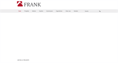 Desktop Screenshot of frankgruppe.de