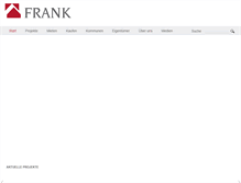 Tablet Screenshot of frankgruppe.de
